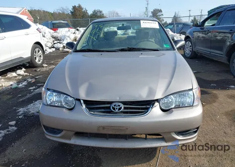 2001 Toyota Corolla Ce from USA, damaged, VIN 2T1BR12EX1C411846